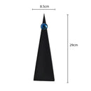 GobekUsa Geometric Triangle Blue Ball Ornament: Abstract Decorative Figurine