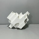 GobekUsa Geometric Ceramics Flower Arrangement Sculpture Square Pipe Irregular Decor