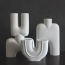 GobekUsa Geometric Ceramic Vase | Irregular Ornaments | Room Decoration Accessories