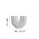GobekUsa Geometric Ceramic Vase | Irregular Ornaments | Room Decoration Accessories