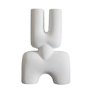GobekUsa Geometric Ceramic Vase | Irregular Ornaments | Room Decoration Accessories