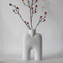 GobekUsa Geometric Ceramic Vase | Irregular Ornaments | Room Decoration Accessories