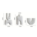 GobekUsa Geometric Ceramic Vase | Irregular Ornaments | Room Decoration Accessories