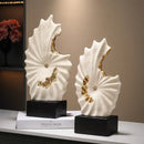 GobekUsa Gilded Ceramic Landscape Feng Shui Desk Ornament: Abstract Room Decor & Aesthetics
