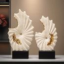 GobekUsa Gilded Ceramic Landscape Feng Shui Desk Ornament: Abstract Room Decor & Aesthetics