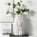 GobekUsa Abstract Irregular Trunk Fold Ceramic Vase for Home Decor