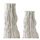 GobekUsa Abstract Irregular Trunk Fold Ceramic Vase for Home Decor
