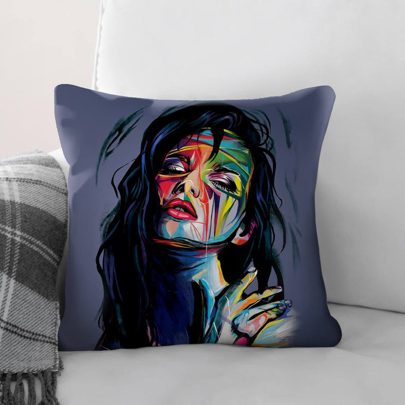 Abstract Woman A Cushion