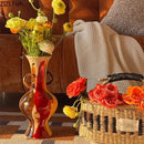 GobekUsa Ceramic Vase Plant Pots: Creative Floral Arrangement Ornaments for Aesthetic Room Decor