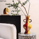 GobekUsa Ceramic Vase Plant Pots: Creative Floral Arrangement Ornaments for Aesthetic Room Decor