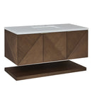 James Martin Marcello 48" Floating Single Bathroom Vanity, Chestnut