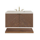 James Martin Marcello 36" Floating Single Bathroom Vanity, Chestnut