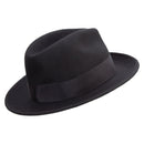 Men's Wide Ribbon Band Fedora Hat