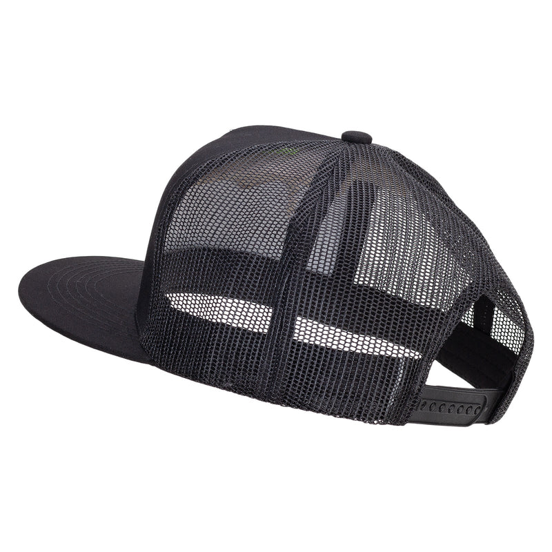 Big Size 5 Panels Mesh Flat Bill Snapback