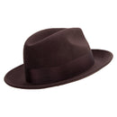 Men's Wide Ribbon Band Fedora Hat