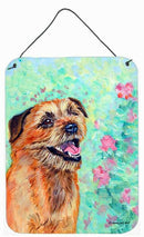 Border Terrier Aluminium Metal Wall or Door Hanging Prints