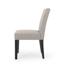Contemporary Dining Chair with Upholstered Seating and Tapered Legs by HouseOfZazla