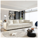 Deep Seat Convertible Sofa With Soft Pillows And Ottomans by HouseOfZazla