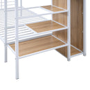 Bunk Bed With Lateral Storage Ladder And Wardrobe by HouseOfZazla