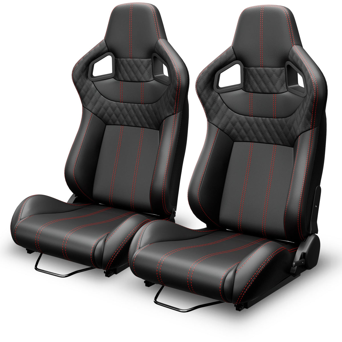 2PC Universal Bucket Racing Seats, photo 5 of 10