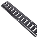 12 Pieces E Track Tie-Down Rail Kit for Trucks, Vans, Garages - Black by HouseOfZazla