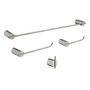 4 Piece Stainless Steel Bathroom Towel Rack Set Wall Mount Bathroom Accessories