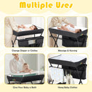 Portable Adjustable Height Newborn Nursery Organizer with by LJGDeals