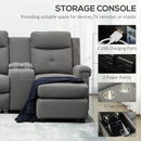 Belle Reclining Sectional Couch