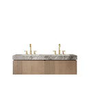MURI 60" Bathroom Vanity & Sink, Floating Storage Cabinet