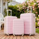 3 Piece Luggage Set Hardside Spinner Suitcase With Tsa Lock 20" 24" 28" by HouseOfZazla