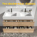 Grace 48" Bathroom Vanity with Double Drawers by HouseOfZazla