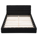Upholstered Platform Bed With Headboard by HouseOfZazla