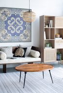Oval Coffee Table - Brown by HouseOfZazla