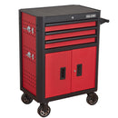 28 Inch 3-Drawer Rolling Tool Chest with Wheels by HouseOfZazla