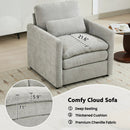 Cozy Upholstered Cushion Armchair For Living Room by Unique Piece Furniture
