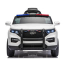 Licensed Ford Police 12V Ride-On Truck with Parental Remote Control by HouseOfZazla