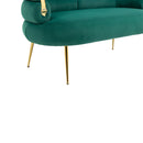 Accent Chair, leisure chair with Golden feet