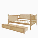 Full Size Daybed With 2 Drawers - Walnut by HouseOfZazla