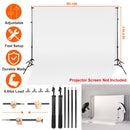 Photography Backdrop Stand 6.5x10ft Adjustable Heavy Duty