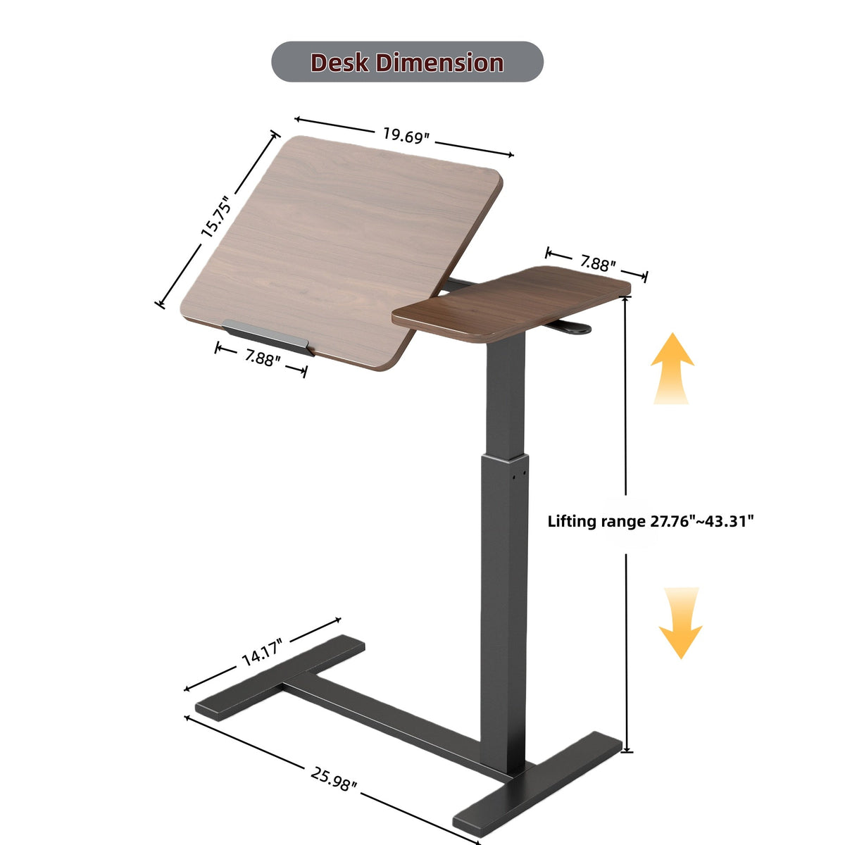 Mobile Adjustable Standing Desk, photo 10 of 10