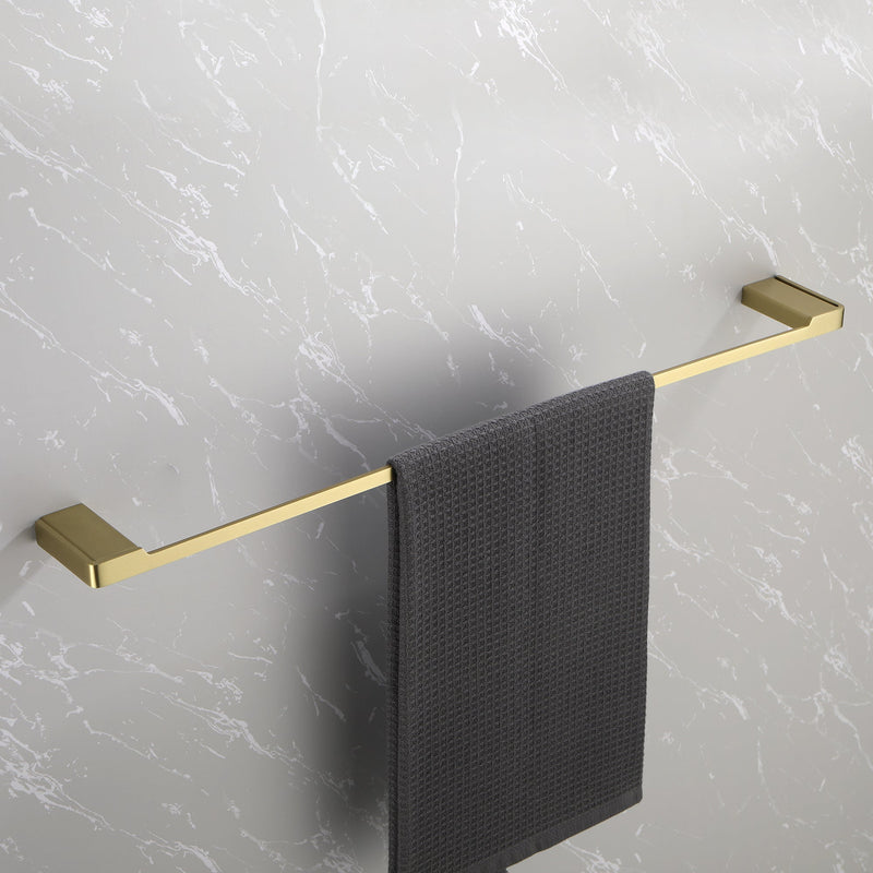 4 Piece Stainless Steel Bathroom Towel Rack Set Wall Mount Bathroom Accessories