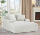 Cloudline - Oversized Chaise Lounge, Modern Comfy Couch With Full Foam Cushioning, Cozy Sleeper Sofabed by HouseOfZazla