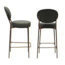 29'' H Upholstered Bar Stools Set of 2 by HouseOfZazla