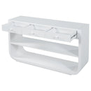 Console Table With 3 Soft Close Drawers & 2 Open Shelves by HouseOfZazla