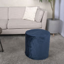 Shimon - Cylinder Pouf Ottoman Floor Cushion by HouseOfZazla