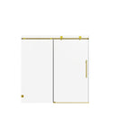 Frameless Single Sliding Soft Close Shower Doors, 5/16" Sgcc Tempered Glass by HouseOfZazla