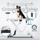 Super Deluxe Electric Pet Grooming Table, Height Adjustable by HouseOfZazla