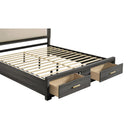 Colorado - Bed With Upholstered LED Headboard by HouseOfZazla