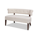 Jared - Versatile Roll Arm Tufted Bench Settee by HouseOfZazla