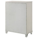 Gwendolyn - 5 Drawer Bedroom Chest Of Drawers - White by HouseOfZazla
